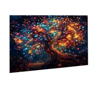 Puzzle pour Adultes 1500 Pièces Puzzle Lumière L'Arbre De Vie 87 x 57 cm Jeu éducatif Puzzles Défiants Jeu éducatif, Puzzles Femmes, Cadeaux Hommes Décoration Maison Activité Familiale Parfaite K0F101