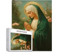 Puzzle pour Adultes 1500 Pièces, Rose Puzzle Adulte 1500 Pièces Lettres à l'arrière, Pas de poussière, Jeu éducatif défi Joue Art Puzzles Classiques Notre Dame, pour Personnes âgées 87x57cm H-4486