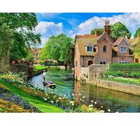 Puzzle pour Adultes 2000(100x70cm) pièces, Voyage fluvial Historique, Puzzle de Jardin, Cadeau de Jouet de Jeu de Puzzle