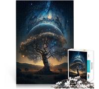 Puzzle pour Adultes 2000 pièces Arbre de Vie Cosmique Compétition de Vitesse Manuelle Décoration d'intérieur et Cadeaux Uniques 70x100cm