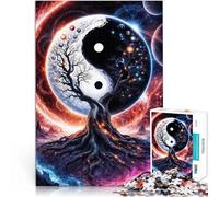 Puzzle pour Adultes 2000 pièces Arbre de Vie Yin Yang Jeu Familial Anti-Stress Défi Difficile Une œuvre d'art 70x100cm