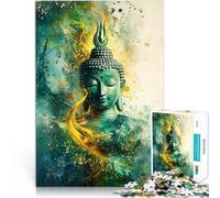 Puzzle pour Adultes 2000 pièces Bouddha Aquarelle Entraînez Votre Cerveau et Vos Mains est idéal comme Cadeau pour Toute la Famille 70x100cm