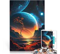 Puzzle pour Adultes 2000 pièces Cosmos du Crépuscule Jouets de Divertissement Familial est idéal comme Cadeau pour Toute la Famille 70x100cm