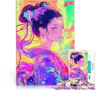 Puzzle pour Adultes 2000 pièces Fille d'anime avec Un Serpent pour Le Jeu éducatif Challenge Toy Idées Cadeaux 70x100cm