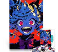Puzzle pour Adultes 2000 pièces Fille Monstre d'Anime Jouets Jeux éducatifs Soulagement du Stress Cadeau Amusant 70x100cm