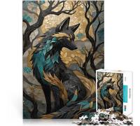 Puzzle pour Adultes 2000 pièces Kitsune Kintsugi Jouet éducatif d'apprentissage Activités Amusantes à la Maison, Cadeaux d'anniversaire, Cadeaux de Voyage, 70x100cm