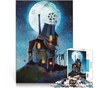 Puzzle pour Adultes 2000 pièces Maison oubliée Jouet éducatif intellectuel décompressant Liste de souhaits avec Le Père Noël 70x100cm