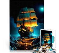 Puzzle pour Adultes 2000 pièces Navire sur l'océan Jeux éducatifs Décoration d'intérieur Améliorer la mémoire 70x100cm