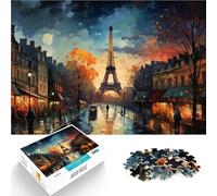 Puzzle pour Adultes 2000 pièces Paris au Coucher du Soleil Réduction du Stress intéressante Décoration Parfaite 70x100cm