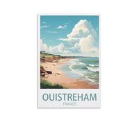 Puzzle pour Adultes 2000 pièces, Paysage d'Ouistreham, France. Jeu éducatif, Puzzle idéal pour se détendre et décorer Un Mur (100 x 70 cm).