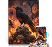 Puzzle pour Adultes 2000 pièces Prophétie du Corbeau Mystique Compétition de Vitesse Manuelle décoration Murale 70x100cm