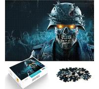 Puzzle pour Adultes 2000 pièces Science-Fiction Halloween Zombie Jeux Amusants en Famille Améliorer la mémoire 70x100cm