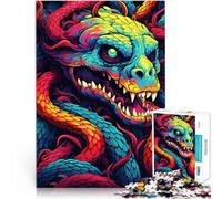 Puzzle pour Adultes 2000 pièces Serpent du Chaos Défi Difficile pour soulager Le Stress est idéal comme Cadeau pour Toute la Famille 70x100cm