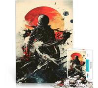 Puzzle pour Adultes 2000 pièces Silhouette dans l'espace, Abstrait Sombre et Mental Défi Difficile Super Cadeau 70x100cm