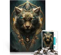 Puzzle pour Adultes 2000 pièces Tigre fantasque Défi Difficile pour soulager Le Stress Jeu éducatif pour Anniversaire, Noël 70x100cm