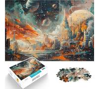 Puzzle pour Adultes 2000 pièces Œuvres de Science-Fiction Jouet éducatif intellectuel décompressant décoration Murale 70x100cm