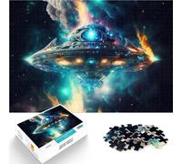 Puzzle pour Adultes 2000 pièces Vaisseau Spatial Jeu Familial Anti-Stress Défi Difficile Interaction Parent-Enfant 70x100cm