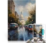 Puzzle pour Adultes 2000 pièces Washington DC Art USA Jouet éducatif intellectuel décompressant Idées Cadeaux 70x100cm