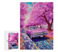 Puzzle pour Adultes 300 PCS Classic Expensive Cars Puzzle pour Adultes Jeux Relaxants pour S'amuser en Famille Jeu Stimulant Cadeaux 300 PCS