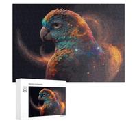 Puzzle pour Adultes 300 PCS Colorful Parrot in Abstract Art Casse-tête pour Adolescents, Jeu De Réflexion, Course De Vitesse, Cadeaux d'anniversaire Et Originaux 300 PCS