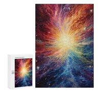 Puzzle pour Adultes 300 PCS Cosmic Energy Burst-2 Puzzles pour Adolescents Découpe De Précision pour Anniversaire, Noël Jouet Jeu Intellectuel 300 PCS