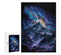 Puzzle pour Adultes 300 PCS Cosmic Mountain Landscape Puzzles pour Adolescents Découpe De Précision pour Anniversaire, Noël Jouet Jeu Intellectuel 300 PCS