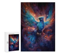 Puzzle pour Adultes 300 PCS Cosmic Phoenix Art Print-1 Puzzles pour Adolescents Découpe De Précision pour Anniversaire, Noël Jouet Jeu Intellectuel 300 PCS