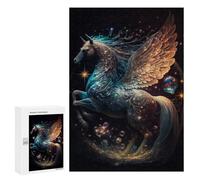Puzzle pour Adultes 300 PCS Enchanted Celestial Steed Puzzle pour Adultes, Jeu De Réflexion, Décoration Murale, Idéal comme Cadeau 300 PCS