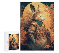 Puzzle pour Adultes 300 PCS Fantasy Rabbit Art Print Puzzles pour Adultes Course De Vitesse Manuelle Activité Parent-Enfant, pour Toute La Famille 300 PCS