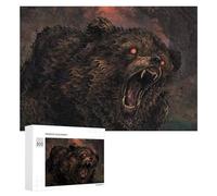 Puzzle pour Adultes 300 PCS Fiery Beast Roars Puzzles pour Adolescents, Jouet, Décoration Murale, Motif À Assembler, Interaction Parent-Enfant 300 PCS