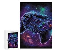 Puzzle pour Adultes 300 PCS Galactic Gaming Controller Puzzles pour Adultes Cadeau d'anniversaire Jeu D'interaction Parent-Enfant Jeu Intellectuel 300 PCS