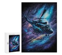 Puzzle pour Adultes 300 PCS Galactic Helicopter Adventure -6 Puzzles pour Adolescents Découpe De Précision pour Anniversaire, Noël Jouet Jeu Intellectuel 300 PCS