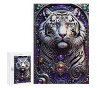 Puzzle pour Adultes 300 PCS Galactic Tiger Chronicles Puzzles pour Adolescents Jeux De Société Difficile Difficile Est Idéal comme Cadeau 300 PCS