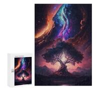Puzzle pour Adultes 300 PCS Galactic Tree of Life -1 Puzzles pour Adolescents Jeu Manuel Décoration Intérieure Jeu Stimulant Cadeaux 300 PCS