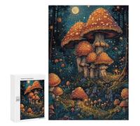 Puzzle pour Adultes 300 PCS Magic Mushroom Puzzles pour Adolescents Jeu Manuel Décoration Intérieure Jeu Stimulant Cadeaux 300 PCS