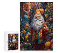 Puzzle pour Adultes 300 PCS Magical Christmas Wonderland Puzzles pour Adolescents, Jouet, Décoration Murale, Motif À Assembler, Interaction Parent-Enfant 300 PCS