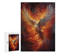 Puzzle pour Adultes 300 PCS Mystical Phoenix Bird Puzzle pour Adultes, Jeu De Réflexion, Décoration Murale, Idéal comme Cadeau 300 PCS