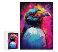 Puzzle pour Adultes 300 PCS Neon Penguin Puzzles pour Adolescents Jeux De Société Difficile Difficile Est Idéal comme Cadeau 300 PCS