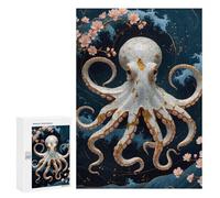 Puzzle pour Adultes 300 PCS Octopus Kintsugi Art Puzzles pour Adolescents Jeu Manuel Décoration Intérieure Jeu Stimulant Cadeaux 300 PCS