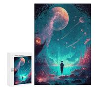 Puzzle pour Adultes 300 PCS Space Explorer's Journey -9 Casse-tête pour Adolescents, Jeu De Réflexion, Course De Vitesse, Cadeaux d'anniversaire Et Originaux 300 PCS