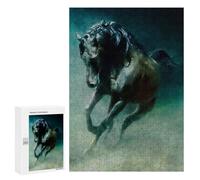Puzzle pour Adultes 300 PCS The Stallion Puzzle pour Adultes, Jeu De Réflexion, Découpe De Précision, Cadeaux Uniques pour Anniversaire Et Noël 300 PCS