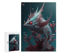 Puzzle pour Adultes 300 PCS Underwater Alien Creature Puzzle pour Adultes, Jeu De Réflexion, Décoration Murale, Idéal comme Cadeau 300 PCS