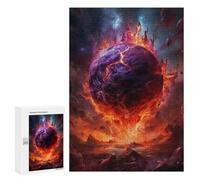 Puzzle pour adultes 300 pièces Destruction Planet Puzzle pour Adolescents Jeu d'ingéniosité analyse et logique 300 pièces