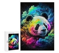 Puzzle pour adultes 300 pièces puzzles pour adolescents Rainbow Panda Dreamscape Puzzles Jouets Décoration murale Assemblage parent-enfant Interaction parent-enfant 300 pièces