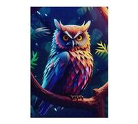 Puzzle pour Adultes 38x26cm/1000pcs Amazing Owl 3D Puzzle pour Adultes, Jouet, Décoration Murale, Décoration Parfaite, Jeu Stimulant, Cadeaux 38x26cm/1000pcs