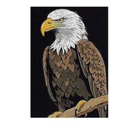Puzzle pour Adultes 38x26cm/1000pcs Bald Eagle Bird Puzzle pour Adultes, Jouet, Décoration Murale, Décoration Parfaite, Jeu Stimulant, Cadeaux 38x26cm/1000pcs