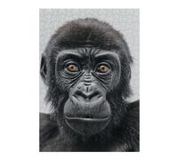 Puzzle pour Adultes 38x26cm/1000pcs Gorilla Face Puzzles pour Adultes, Jouets Anti-Stress, Améliorent La Mémoire, Activités Amusantes À La Maison, 38x26cm/1000pcs