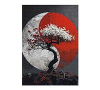 Puzzle pour Adultes 38x26cm/1000pcs Harmony in Sakura Bloom Puzzles pour Adultes Jeu Manuel Découpe De Précision Cadeaux Uniques pour Anniversaire Et Noël 38x26cm/1000pcs