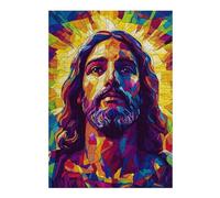 Puzzle pour Adultes 38x26cm/1000pcs Jesus Christ Resurrection Easter Jeu De Puzzle pour Adultes, Casse-tête, Améliore La Mémoire, Cadeaux Uniques pour Les Anniversaires Et Noël 38x26cm/1000pcs