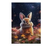 Puzzle pour Adultes 38x26cm/1000pcs Magical Bunny Garden Puzzle pour Adultes - Jouets À Monter Soi-même - Cadeaux pour Femmes - Cadeaux Uniques pour Anniversaire Et Noël 38x26cm/1000pcs